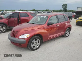 2002 Chrysler PT Cruiser Limited with VIN 3C8FY68B72T296280, listed as a Copart auction lot 61346445 with 143,530 mi miles and Salvage title. Bid and sale history available at DreamBid. Image 1.