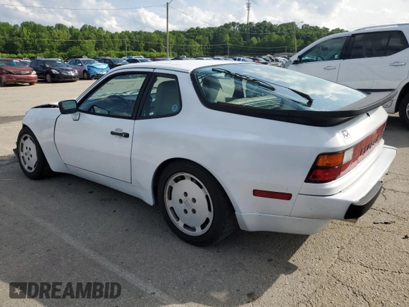 1987 Porsche 944 с VIN WP0AA094XHN450664, выставлен на аукционе Copart как лот 57918205 с пробегом 115 949 миль миль и Списание • Salvage title. История ставок и продаж доступна на DreamBid. Изображение 2.