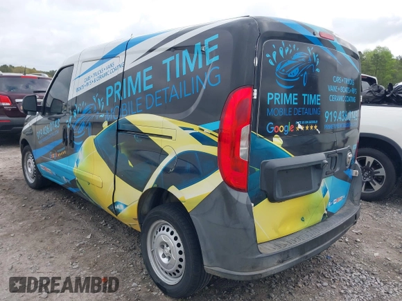 2016 Ram ProMaster City Cargo Tradesman z VIN ZFBERFAT4G6C69767, wystawiony jako IAAI lot #41954711 z przebiegiem 156 015 mil mil oraz . Historia ofert i sprzedaży dostępna na DreamBid. Obrazek 3.