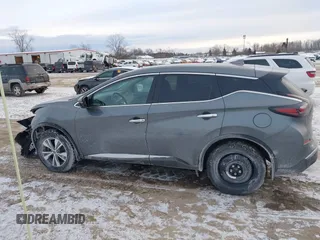 2019 Nissan Murano SL with VIN 5N1AZ2MSXKN166867, listed as a IAAI auction lot 41281068 with 107,219 mi miles and . Bid and sale history available at DreamBid. Image 14.
