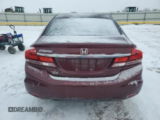 2014 Honda Civic Sedan LX with VIN 19XFB2F56EE057966, listed as a Copart auction lot 87998545 with 127,879 mi miles and Salvage Title. Bid and sale history available at carsss.com. Image 6.