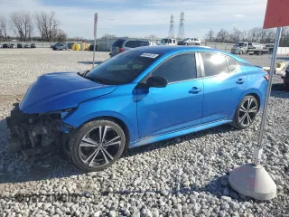 2021 Nissan Sentra SR with VIN 3N1AB8DV4MY230934, listed as a Copart auction lot 44444515 with 116,011 mi miles and Salvage Title. Bid and sale history available at DreamBid. Image 1.