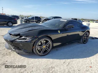 2022 Ferrari Roma z VIN ZFF98RNA5N0269013, wystawiony jako Copart lot #44682265 z przebiegiem 4360 mil mil oraz Nie do naprawy. Historia ofert i sprzedaży dostępna na DreamBid. Obrazek 1.
