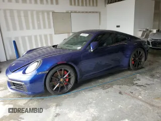 2020 Porsche 911 Carrera S with VIN WP0AB2A95LS229452, listed as a Copart auction lot 74836544 with 0 mi miles and Salvage Title. Bid and sale history available at carsss.com. Image 1.