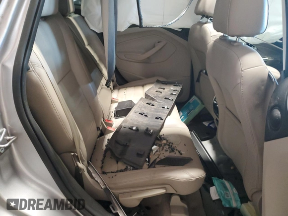 2016 Ford Escape Titanium with VIN 1FMCU9J9XGUC49553, listed as a Copart auction lot 54850245 with Not Provided miles and Salvage Title. Bid and sale history available at DreamBid. Image 11.