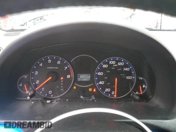 2008 Acura TSX with VIN JH4CL96828C014867, listed as a Copart auction lot 45007535 with 212,607 mi miles and Salvage Title. Bid and sale history available at carsss.com. Image 9.