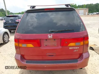 2002 Honda Odyssey EX with VIN 5FNRL18612B028570, listed as a IAAI auction lot 42491201 with 203,401 mi miles and . Bid and sale history available at DreamBid. Image 17.