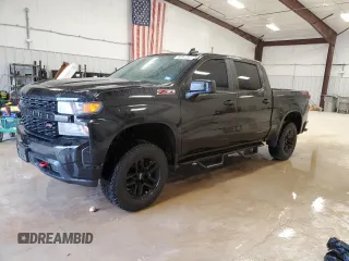 2020 Chevrolet Silverado 1500 Custom Trail Boss with VIN 3GCPYCEF1LG181616, listed as a Copart auction lot 51649045 with 146,102 mi miles and Clean Title. Bid and sale history available at DreamBid. Image 1.
