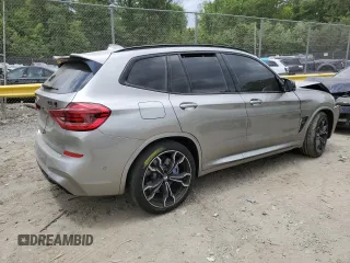 2020 BMW X3 M Competition z VIN 5YMTS0C08LLA57840, wystawiony jako Copart lot #56067983 z przebiegiem Nie podano mil oraz . Historia ofert i sprzedaży dostępna na DreamBid. Obrazek 3.