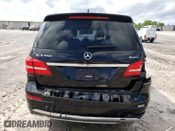 2019 Mercedes-Benz GLS 450 with VIN 4JGDF6EE8KB227169, listed as a Copart auction lot 53223824 with 100,686 mi miles and . Bid and sale history available at DreamBid. Image 6.