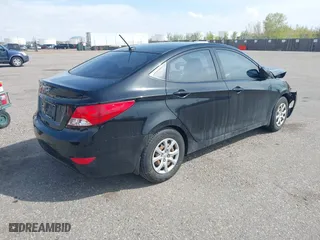 2013 Hyundai Accent GLS with VIN KMHCT4AE2DU277183, listed as a IAAI auction lot 42115698 with 103,666 mi miles. Bid and sale history available at carsss.com. Image 4.