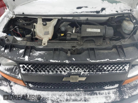 2008 Chevrolet Express Cargo Van with VIN 1GCGG25C181170897, listed as a Copart auction lot 87027134 with 200,590 mi miles and Salvage Title. Bid and sale history available at carsss.com. Image 12.