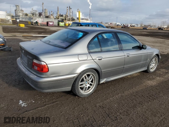 2003 BMW 5 Series 530iA with VIN WBADT63423CK45151, listed as a Copart auction lot 83069884 with 338,683 mi miles and Clean Title. Bid and sale history available at carsss.com. Image 3.