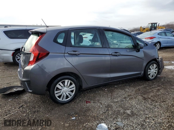 2015 Honda Fit LX with VIN 3HGGK5G53FM743153, listed as a Copart auction lot 50105065 with 146,281 mi miles and Salvage Title. Bid and sale history available at carsss.com. Image 3.