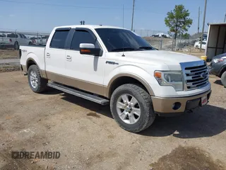 2013 Ford F-150 XL with VIN 1FTFW1EF3DFB95932, listed as a IAAI auction lot 41738457 with 226,054 mi miles. Bid and sale history available at carsss.com. Image 1.