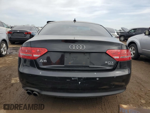 2012 Audi A5 2.0T Premium Plus with VIN WAULFAFR7CA001522, listed as a Copart auction lot 49474165 with 126,203 mi miles and Salvage Title. Bid and sale history available at carsss.com. Image 6.