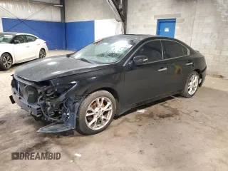 2012 Nissan Maxima SV with VIN 1N4AA5AP3CC826344, listed as a Copart auction lot 55571565 with Not provided miles and Salvage title. Bid and sale history available at DreamBid. Image 1.