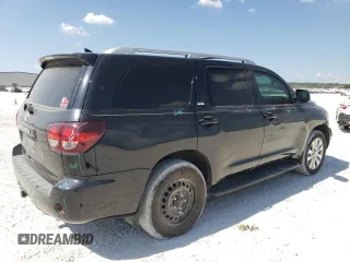 2018 Toyota Sequoia SR5 with VIN 5TDZY5G19JS070428, listed as a Copart auction lot 73185834 with 60,192 mi miles and Salvage Title. Bid and sale history available at carsss.com. Image 3.