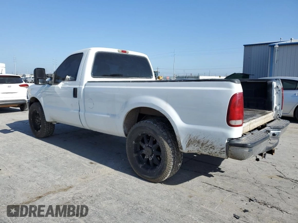 2004 Ford F-250 XL with VIN 1FTNF20L94EA54075, listed as a Copart auction lot 56751955 with 303,008 mi miles and Salvage title. Bid and sale history available at DreamBid. Image 2.