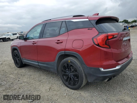 2020 GMC Terrain SLT with VIN 3GKALPEX2LL172598, listed as a Copart auction lot 53658905 with 58,697 mi miles and Salvage title. Bid and sale history available at DreamBid. Image 2.
