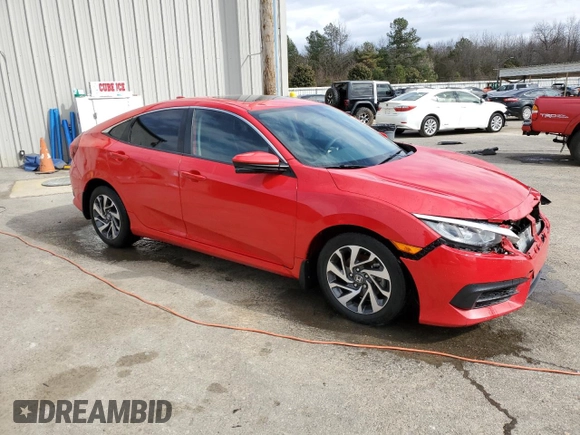 2018 Honda Civic EX with VIN 2HGFC2F7XJH506726, listed as a Copart auction lot 47131355 with 138,263 mi miles and Salvage Title. Bid and sale history available at DreamBid. Image 4.