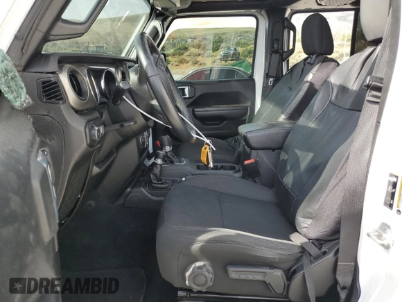 2021 Jeep Wrangler Unlimited Sport S z VIN 1C4HJXDN9MW625689, wystawiony jako Copart lot #54601735 z przebiegiem 82 392 mil mil oraz Szkoda całkowita • Salvage title. Historia ofert i sprzedaży dostępna na DreamBid. Obrazek 7.