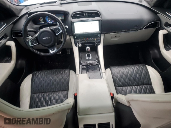 2020 Jaguar F-Pace SVR with VIN SADCZ2EE0LA617498, listed as a Copart auction lot 86332474 with 72,521 mi miles and Clean Title. Bid and sale history available at DreamBid. Image 8.