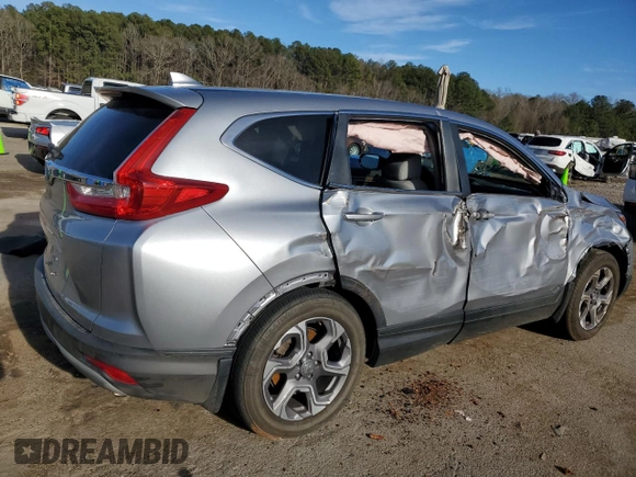 2017 Honda CR-V EX with VIN 7FARW1H59HE026920, listed as a Copart auction lot 48223715 with 142,358 mi miles and Salvage Title. Bid and sale history available at carsss.com. Image 3.
