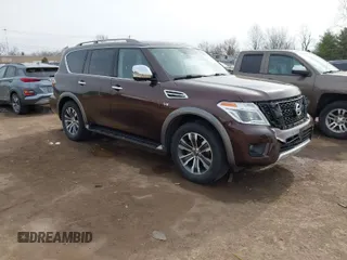 2018 Nissan Armada SL with VIN JN8AY2NC7J9551071, listed as a IAAI auction lot 41801603 with 114,611 mi miles and . Bid and sale history available at DreamBid. Image 1.
