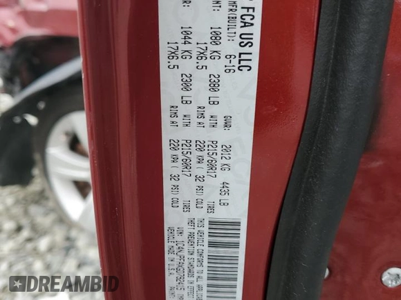 2016 Jeep Patriot Latitude with VIN 1C4NJPFAXGD792415, listed as a Copart auction lot 59136005 with Not provided miles and Salvage title. Bid and sale history available at DreamBid. Image 14.
