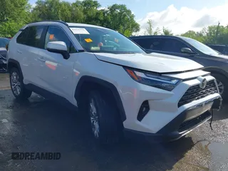 2024 Toyota RAV4 XLE Premium with VIN 2T3C1RFV5RW335409, listed as a IAAI auction lot 42156278 with 10,840 mi miles and . Bid and sale history available at DreamBid. Image 1.