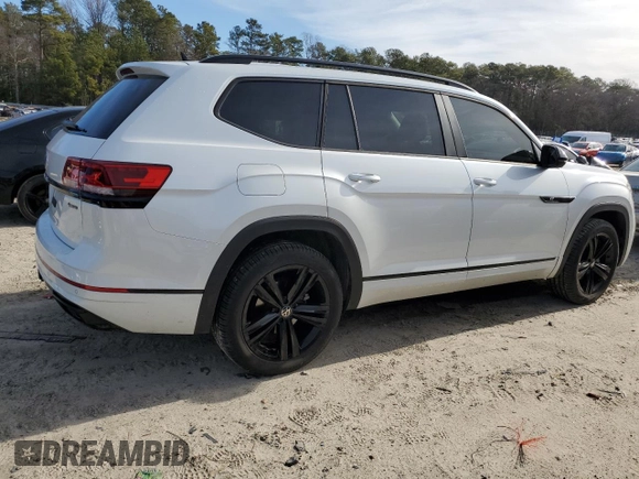 2023 Volkswagen Atlas SEL R-Line Black z VIN 1V2SR2CA0PC551521, wystawiony jako Copart lot #48401585 z przebiegiem 34 323 mil mil oraz Szkoda całkowita • Salvage title. Historia ofert i sprzedaży dostępna na DreamBid. Obrazek 3.