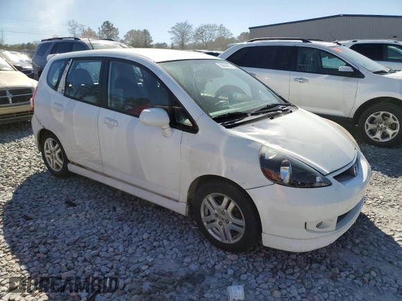 2007 Honda Fit Sport with VIN JHMGD37637S048913, listed as a Copart auction lot 50009635 with 290,131 mi miles and Clean Title. Bid and sale history available at carsss.com. Image 4.