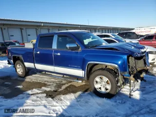 2014 Chevrolet Silverado 1500 LT with VIN 3GCUKREH2EG402443, listed as a Copart auction lot 41668145 with 81,300 mi miles and Salvage Title. Bid and sale history available at carsss.com. Image 4.