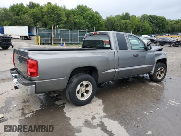 2005 Dodge Dakota ST with VIN 1D7HE22K35S155237, listed as a Copart auction lot 78925374 with Not Provided miles and Salvage Title. Bid and sale history available at DreamBid. Image 3.