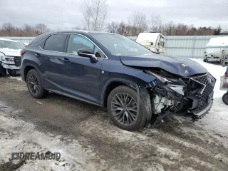2022 Lexus RX 350 F Sport with VIN 2T2YZMDA5NC355905, listed as a Copart auction lot 44953705 with 25,938 mi miles and Salvage title. Bid and sale history available at DreamBid. Image 4.
