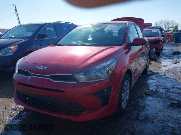 2023 Kia Rio LX with VIN 3KPA24AD4PE619905, listed as a IAAI auction lot 41548164 with 19,520 mi miles. Bid and sale history available at carsss.com. Image 19.
