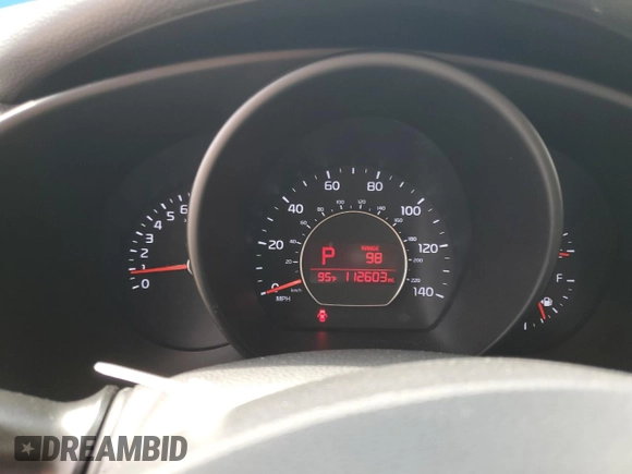 2015 Kia Soul with VIN KNDJN2A24F7757372, listed as a Copart auction lot 53834305 with 112,603 mi miles and Salvage Title. Bid and sale history available at DreamBid. Image 9.