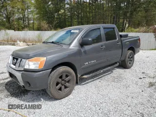2010 Nissan Titan XE with VIN 1N6BA0EJ1AN312188, listed as a Copart auction lot 50984505 with 391,186 mi miles and Salvage Title. Bid and sale history available at carsss.com. Image 1.