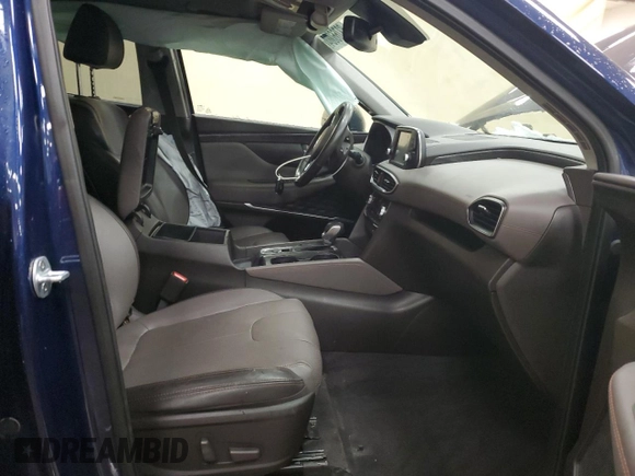 2019 Hyundai Santa Fe Ultimate with VIN 5NMS5CAD7KH075911, listed as a Copart auction lot 83766084 with 36,629 mi miles and Non Repairable. Bid and sale history available at carsss.com. Image 7.