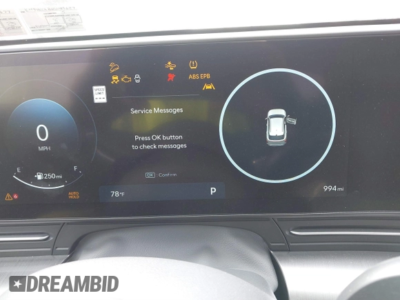 2025 Hyundai Kona SEL Convenience with VIN KM8HCCAB6SU189627, listed as a IAAI auction lot 41836762 with 994 mi miles and . Bid and sale history available at DreamBid. Image 7.