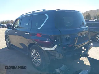2021 Nissan Armada SL with VIN JN8AY2BB1M9792186, listed as a IAAI auction lot 41722900 with 82,675 mi miles. Bid and sale history available at carsss.com. Image 3.