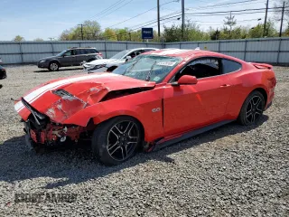 2021 Ford Mustang GT with VIN 1FA6P8CF6M5116547, listed as a Copart auction lot 54129165 with 71,620 mi miles and Salvage title. Bid and sale history available at DreamBid. Image 1.