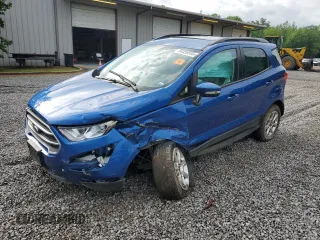 2021 Ford EcoSport SE z VIN MAJ6S3GL2MC401632, wystawiony jako Copart lot #56550595 z przebiegiem 77 243 mil mil oraz Szkoda całkowita • Salvage title. Historia ofert i sprzedaży dostępna na DreamBid. Obrazek 1.