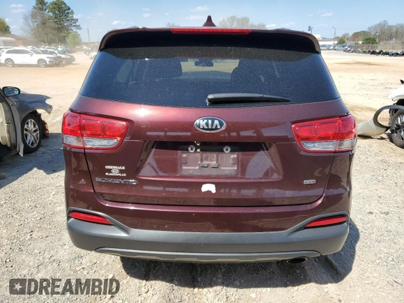 2018 Kia Sorento LX with VIN 5XYPGDA31JG415446, listed as a Copart auction lot 50805425 with 109,842 mi miles and Salvage Title. Bid and sale history available at carsss.com. Image 6.