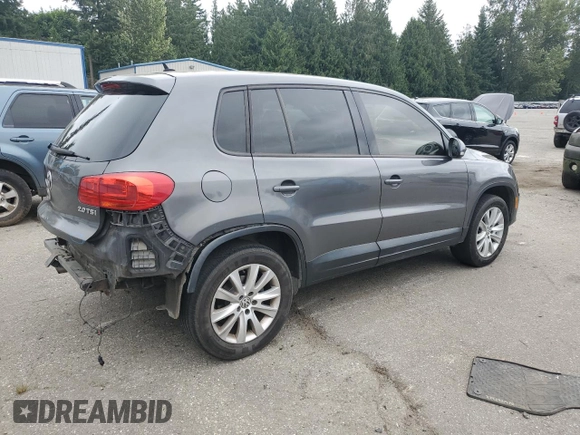 2012 Volkswagen Tiguan SE with VIN WVGAV7AX7CW078203, listed as a Copart auction lot 60756905 with 106,238 mi miles and Clean title. Bid and sale history available at DreamBid. Image 3.