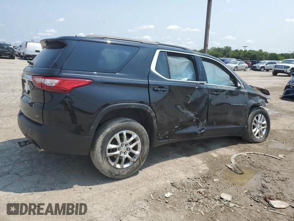 2019 Chevrolet Traverse LT Cloth with VIN 1GNERGKW6KJ217871, listed as a Copart auction lot 63568434 with 75,518 mi miles and Salvage Title. Bid and sale history available at carsss.com. Image 3.