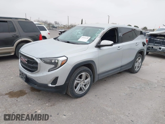 2018 GMC Terrain SLE with VIN 3GKALMEV1JL182274, listed as a IAAI auction lot 41537135 with 129,244 mi miles. Bid and sale history available at carsss.com. Image 17.
