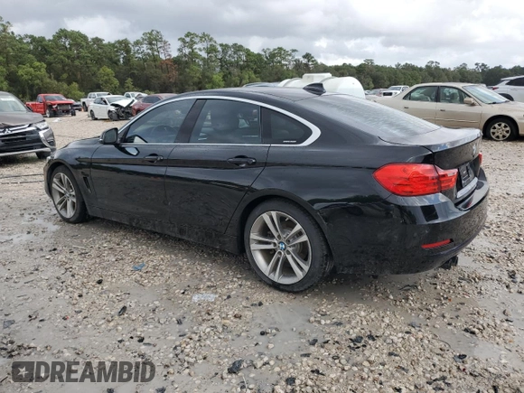 2016 BMW 4 Series 428i with VIN WBA4A9C54GG505838, listed as a Copart auction lot 78305884 with 56,892 mi miles and Salvage Title. Bid and sale history available at carsss.com. Image 2.
