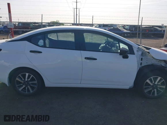 2024 Nissan Versa S with VIN 3N1CN8DV9RL841370, listed as a IAAI auction lot 41828544 with 13,963 mi miles. Bid and sale history available at carsss.com. Image 14.